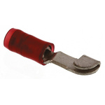 TE Connectivity, PIDG Knife Disconnect Splice Connector, Red, Insulated, Tin 22 → 16 AWG