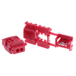 JST, CL Series Tap Splice Connector, Red, Insulated, Tin 22 → 18 AWG