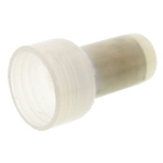 TE Connectivity Closed End Splice Connector, Natural, Insulated, Tin 22 → 10 AWG