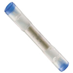 TE Connectivity Butt Wire Splice Connector, Blue, Insulated 18 → 16 AWG