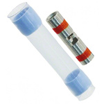 TE Connectivity, MiniSeal Butt Splice Connector, Red, Insulated 20 → 26 AWG