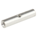 RS PRO Butt Splice Splice Connector, Silver, Tin 22 → 16 AWG