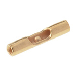 TE Connectivity, SOLISTRAND Strap Butt Splice Connector, Gold over Nickel 26 → 22 AWG