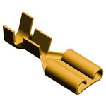 TE Connectivity FASTON .250 Uninsulated Female Spade Connector, Receptacle, 6.35 x 0.81mm Tab Size