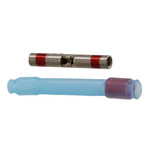 TE Connectivity Splice Connector, Red, Insulated, Nickel 26 → 20 AWG
