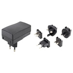 RS PRO, 6W Plug In Power Supply 12V dc, 500mA, Level VI Efficiency, 1 Output Power Adapter, Global