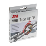 3M 4910F, VHB™ Clear Foam Tape, 19mm x 3m, 1mm Thick