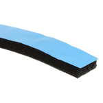 RS PRO Black Foam Tape, 12mm x 15m, 4.8mm Thick