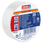 Tesa SPVC ELECTRICAL White PVC Electrical Insulation Tape, 25mm x 25m