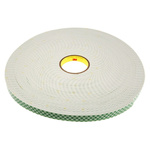 3M SCOTCH 4008, 4008 White Foam Tape, 19mm x 33m, 3.2mm Thick