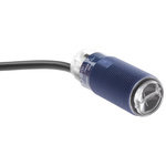 Telemecanique Sensors Diffuse Photoelectric Sensor, Barrel Sensor, 100 mm Detection Range