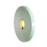 3M 4032 White Foam Tape, 19mm x 66m, 0.8mm Thick