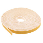 RS PRO White Foam Tape, 12mm x 6m, 2.4mm Thick