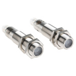 Sick Through Beam Photoelectric Sensor, Barrel Sensor, 20 m Detection Range