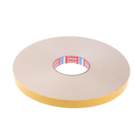 Tesa 62934 White Adhesive Foam Tape, 19mm x 50m, 0.8mm Thick