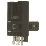 Omron Through Beam Photoelectric Sensor, Fork Sensor, 5 mm Detection Range