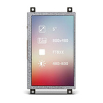 MikroElektronika MIKROE-2169 TFT LCD Colour Display, 5in, 800 x 480pixels