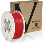 Verbatim 2.85mm Red PET-G 3D Printer Filament, 1kg