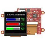 4D Systems pixxiLCD-25P4 TFT LCD Colour Display, 2.5in, 240 x 240pixels