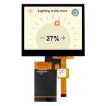 NEWHAVEN DISPLAY INTERNATIONAL NHD-3.5-320240JF-ASXP-CTP IPS TFT LCD Colour Display / Touch Screen, 3.5in, 320 x