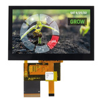 NEWHAVEN DISPLAY INTERNATIONAL NHD-4.3-480272EF-ASXP-CTP IPS TFT LCD Colour Display / Touch Screen, 4.3in, 480 x