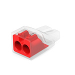 TE Connectivity, 2388553 Closed End Connector, Red, Insulated, Copper 12 → 22 AWG