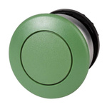 Eaton Mushroom Green Push Button Head - Momentary, M22 Series, 22mm Cutout, mushroom