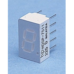 HDSP-7501-CD000 Broadcom 7-Segment LED Display, CA Red 5.4 mcd RH DP 7.6mm