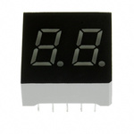 LB-302MF ROHM 2 Digit LED LED Display, CA Green 9 mcd RH DP 7.6mm
