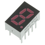 HDSP-U211 Broadcom 7-Segment LED Display, CA Red 5.4 mcd RH DP 8mm