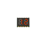 RCN-SD2A02R4NL Okaya Electric Industries 2 Digit 7-Segment LED Display, CA Red 4 mcd RH DP 5.1mm