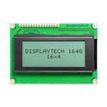 Displaytech 164G FC BW-3LP 164G Alphanumeric LCD Display, White on, Transflective