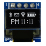 Midas 0.49in White Passive matrix OLED Display 64 x 32pixels COB I2C Interface