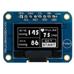 Midas 0.96in White Passive matrix OLED Display 128 x 64pixels COB SPI Interface