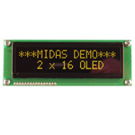 Midas Yellow OLED Display COB Parallel Interface