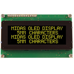 Midas Yellow OLED Display COB Parallel Interface