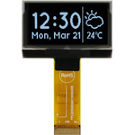 Midas 1.54in White Passive matrix OLED Display 128 x 64pixels TAB I2C, Parallel, SPI Interface