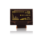 Midas 0.96in Yellow Passive matrix OLED Display 128 x 64pixels COT I2C, Parallel, SPI Interface