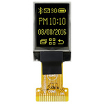 Midas 0.71in Yellow Passive matrix OLED Display 48 x 64pixels COT I2C Interface