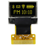 Midas 0.49in Yellow Passive matrix OLED Display 64 x 32pixels COT I2C Interface