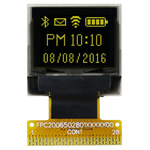 Midas 0.66in Yellow Passive matrix OLED Display 64 x 48pixels COT I2C, Parallel, SPI Interface