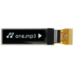 Midas 0.84in White Passive matrix OLED Display 96 x 16pixels COT I2C Interface