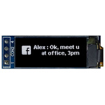 Midas 0.91in White Passive matrix OLED Display 128 x 32pixels COB I2C Interface