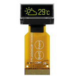 Midas 0.68in Yellow Passive matrix OLED Display 96 x 32pixels COT I2C, Parallel, SPI Interface