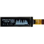 Midas 2.08in White Passive matrix OLED Display 256 x 64pixels COT I2C, Parallel, SPI Interface