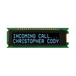 NEWHAVEN DISPLAY INTERNATIONAL Blue OLED Display I2C, Parallel, SPI Interface