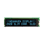 NEWHAVEN DISPLAY INTERNATIONAL Blue OLED Display I2C, Parallel, SPI Interface