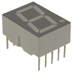 HDSP-H101 Broadcom 7-Segment LED Display, CA Red 4.2 mcd RH DP 14.2mm