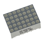 TC07-11EWA Kingbright Dot Matrix LED Display, CC 7 x 5 Dot Matrix Red 8.2 mcd 17.2mm