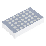 TA12-11EWA Kingbright Dot Matrix LED Display, CA 7 x 5 Dot Matrix Red 14 mcd 30.5mm